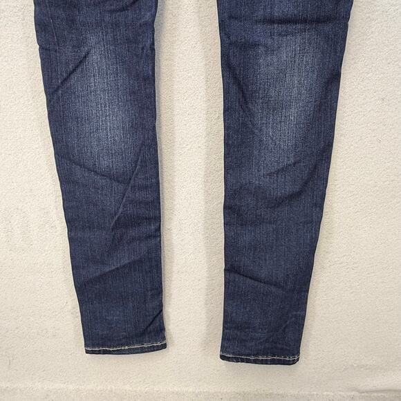 BKE Denim Jeans Women's 27R (4) Dark Blue Stella Mid-Rise Skinny Preppy EUC - Picture 5 of 13
